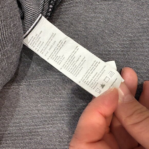 Playboy Unisex Denim Jacket  Black Snap Button Up Shirt Mens sz S Womens L - Picture 5 of 8